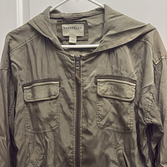 Anthropologie Marrakech Women's Dark Green Jacket Size Small - Picture 3 of 10